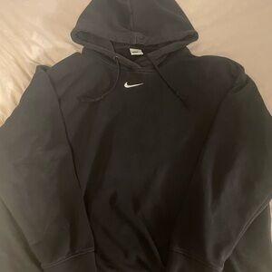 Moder Nike Black Center Swoosh Men's Hoodie
